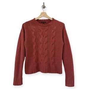 American Eagle Women's Cable Knit Sweater Rust Size Extra Small XS